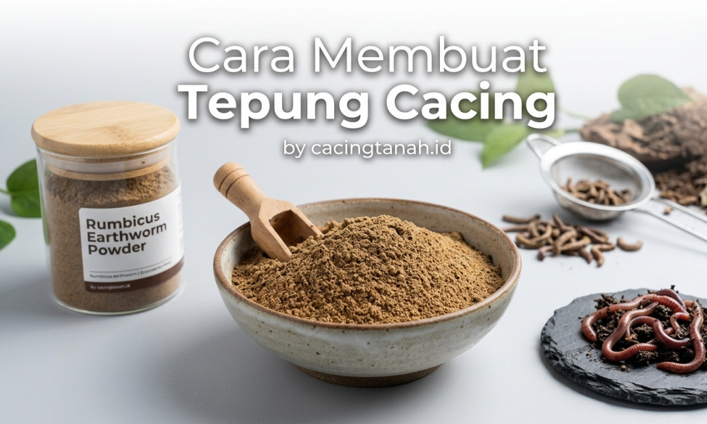 Cara Membuat Tepung Cacing yang Berkualitas untuk Berbagai Kebutuhan
