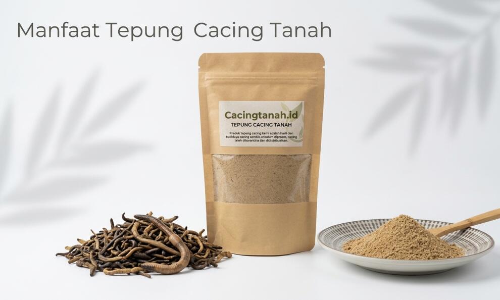 7 Manfaat Tepung Cacing Tanah yang Perlu Kamu Ketahui