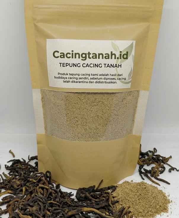 tepung cacing tanah